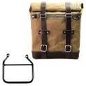 Bolsa lateral scram en canvas 22l-30l + cuadro triumph speed 400 dx (solo compatible con nuestro código de escape bajo: 4206low)
