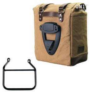 Bolsa lateral scram en canvas 22l-30l + cuadro triumph speed 400 dx (solo compatible con nuestro código de escape bajo: 4206low)
