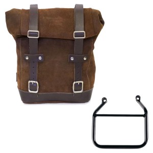 Bolsa lateral en serraje 10l-14l + cuadro triumph speed 400 sx