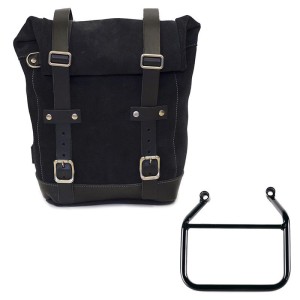 Bolsa lateral en serraje 10l-14l + cuadro triumph speed 400 sx