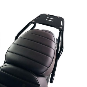 Portaequipajes trasero con asas de pasajero triumph speed 400 (color negro)