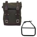 Bolsa lateral canvas 10l-14l + bmw r12 ninet chasis izquierdo