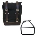 Bolsa lateral canvas 10l-14l + bmw r12 ninet chasis izquierdo