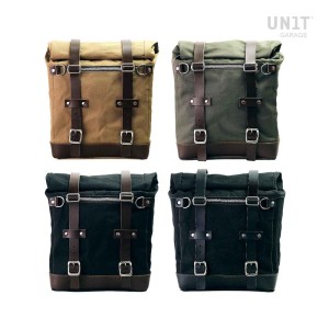 Bolsa lateral scram en canvas 22l-30l + bmw r12 ninet marco izquierdo