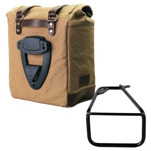 Bolsa lateral scram en canvas 22l-30l + bmw r12 ninet marco izquierdo