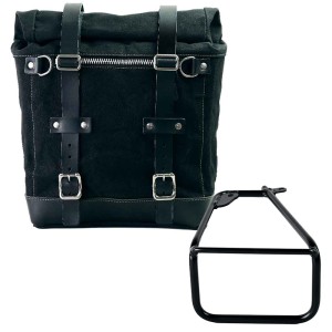 Bolsa lateral scram en canvas 22l-30l + bmw r12 ninet marco izquierdo