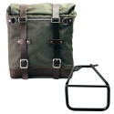 Bolsa lateral scram en canvas 22l-30l + bmw r12 ninet marco izquierdo