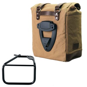 Bolsa lateral scram en canvas 22l-30l + bmw r12 ninet chasis derecho