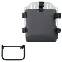 Portabolsa de aluminio con frontal ajustable de hypalon y enganche rápido + bmw r12 chasis derecho