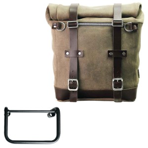 Bolso lateral scram en serraje 22l-30l + bmw r12 chasis derecho