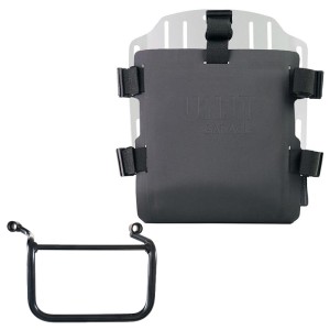 Portabolsa de aluminio con frontal ajustable de hypalon y enganche rápido + royal enfield himalayan 450 (2024 en adelante) marco