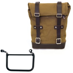 Bolsa lateral lona 10l-14l + royal enfield guerrilla 450 marco derecho