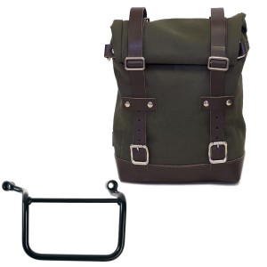 Bolsa lateral lona 10l-14l + royal enfield guerrilla 450 marco derecho