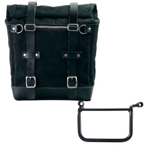 Alforja scram en lona 22l-30l + cuadro royal enfield himalayan 450 (2024 en adelante) izquierdo