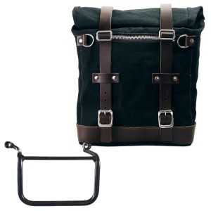 Alforja scram en lona 22l-30l + royal enfield himalayan 450 (2024 en adelante) marco derecho