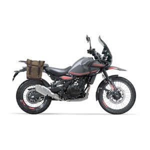 Bolsa de cuero 10l-14l + royal enfield himalayan 450 (2024 en adelante) marco derecho