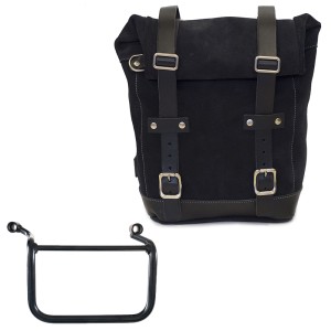 Bolsa de cuero 10l-14l + royal enfield himalayan 450 (2024 en adelante) marco derecho