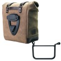 Bolsa lateral scram en piel serraje 22l-30l + marco izquierdo royal enfield guerrilla 450