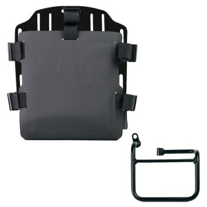 Portabolsa de aluminio con frontal ajustable de hypalon y enganche rápido + bmw ce 02 chasis izquierdo