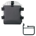 Portabolsa de aluminio con frontal ajustable de hypalon y enganche rápido + bmw ce 02 chasis izquierdo