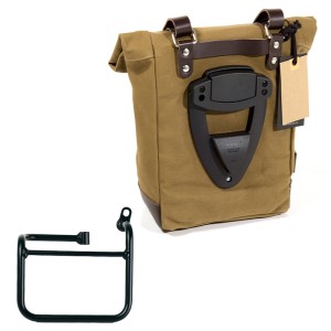 Bolsa de lona 10l-14l + bmw ce 02 marco derecho