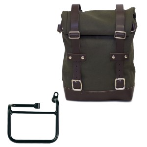 Bolsa de lona 10l-14l + bmw ce 02 marco derecho
