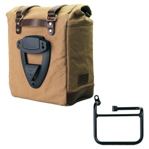 Alforja scram en lona 22l-30l + bmw ce 02 chasis izquierdo