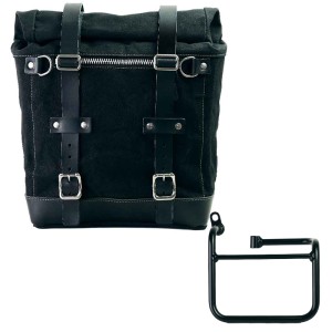 Alforja scram en lona 22l-30l + bmw ce 02 chasis izquierdo