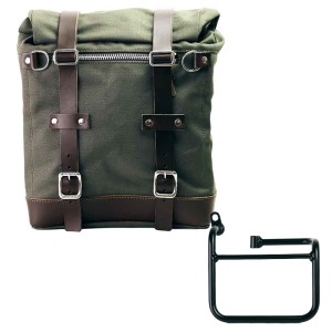 Alforja scram en lona 22l-30l + bmw ce 02 chasis izquierdo