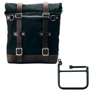 Alforja scram en lona 22l-30l + bmw ce 02 chasis izquierdo