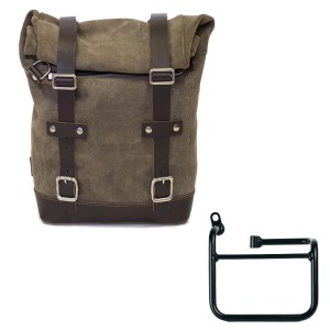 Bolsa de cuero 10l-14l + bmw ce 02 chasis izquierdo