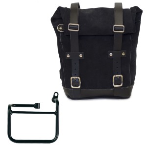 Bolsa de cuero 10l-14l + bmw ce 02 marco derecho