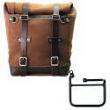 Bolso lateral scram en serraje 22l-30l + bmw ce 02 chasis izquierdo