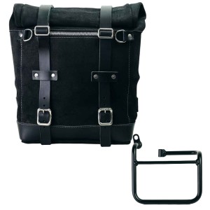 Bolso lateral scram en serraje 22l-30l + bmw ce 02 chasis izquierdo