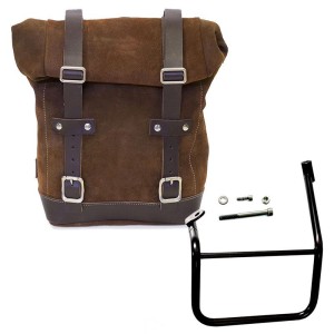 Bolso lateral en serraje + estructura caballero sx