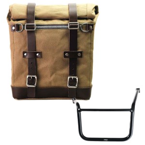 Alforja scram en lona 22l-30l + chasis moto guzzi v85 tt (2024 en adelante) izquierdo