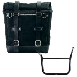 Alforja scram en lona 22l-30l + chasis moto guzzi v85 tt (2024 en adelante) izquierdo