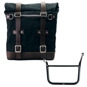 Alforja scram en lona 22l-30l + chasis moto guzzi v85 tt (2024 en adelante) izquierdo