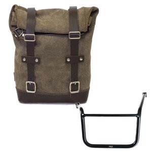 Bolsa de cuero 10l-14l + chasis moto guzzi v85 tt (2024 en adelante) izquierdo