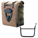 Bolso lateral scram en serraje 22l-30l + chasis moto guzzi v85 tt (2024 en adelante) izquierdo