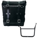 Bolso lateral scram en serraje 22l-30l + chasis moto guzzi v85 tt (2024 en adelante) izquierdo