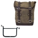 Bolsa de cuero 10l-14l + chasis moto guzzi v85 tt (2024 en adelante) derecha