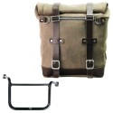 Bolso lateral scram en serraje 22l-30l + chasis moto guzzi v85 tt (2024 en adelante) derecha