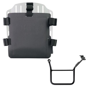 Portabolsa de aluminio con frontal ajustable de hypalon y enganche rápido + bmw f900gs bastidor izquierdo