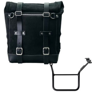 Bolso lateral scram en serraje 22l-30l + bmw f900gs bastidor izquierdo