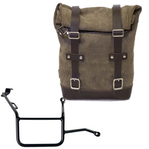 Bolsa de cuero 10l-14l + bmw f900gs bastidor derecho