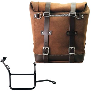 Bolso lateral scram en serraje 22l-30l + bmw f900gs bastidor derecho