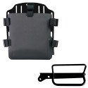 Portabolsa de aluminio con frontal ajustable de hypalon y enganche rápido + bastidor izquierdo royal enfield hunter 350