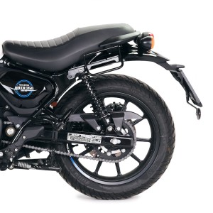 Alforja scram en lona 22l-30l + bastidor izquierdo royal enfield hunter 350