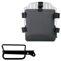 Portabolsa de aluminio con frontal ajustable de hypalon y enganche rápido + bastidor derecho royal enfield